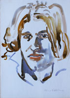 Stana 05, Portrait, Pastell